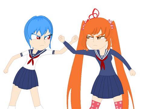 Kuu Dere and Osana Najimi by Pink1891 on DeviantArt