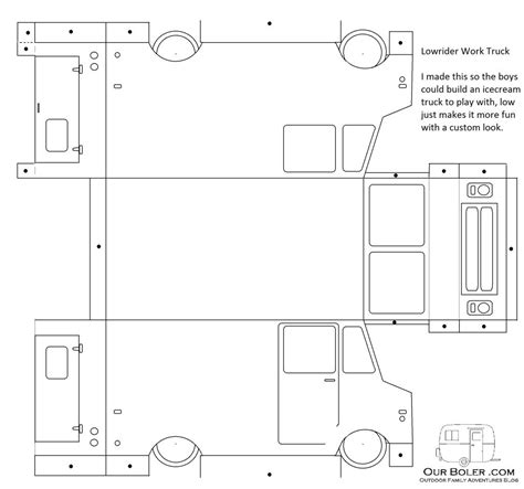 Food Truck Layout Template