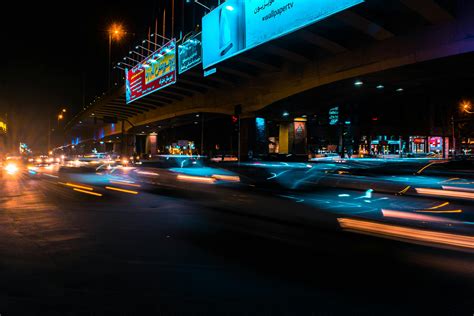 Time Lapse Photography of City Street during Nighttime · Free Stock Photo