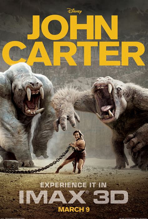 John Carter DVD Release Date June 5, 2012