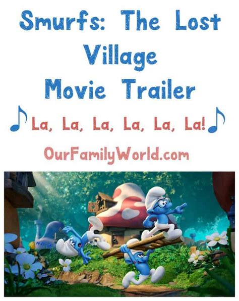 Smurfs: The Lost Village Movie Trailer is Here! - Our Family World