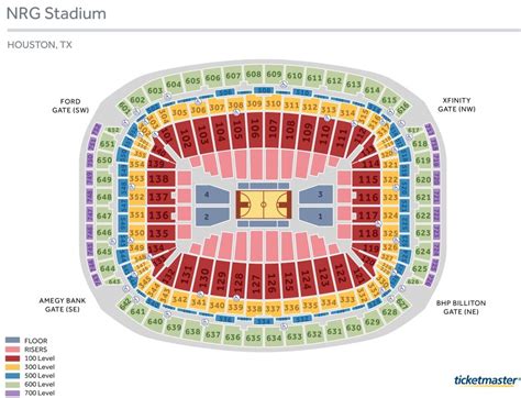 Arena Houston Seating Chart