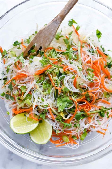 Fresh and Easy Vietnamese Noodle Salad | foodiecrush.com | Noodle salad recipes, Asian recipes ...