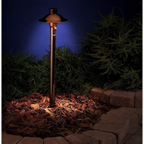 Kichler Copper Dome Top Low Voltage Landscape Path Light - #36206 | Lamps Plus