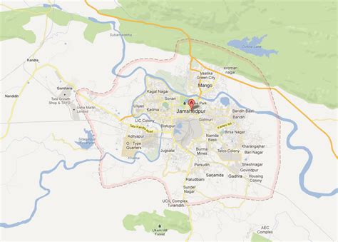 Jamshedpur Map