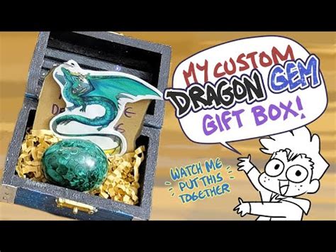 Making a Dragon Gem Gift - YouTube