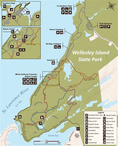 Wellesley Island State Park Map - Ontheworldmap.com