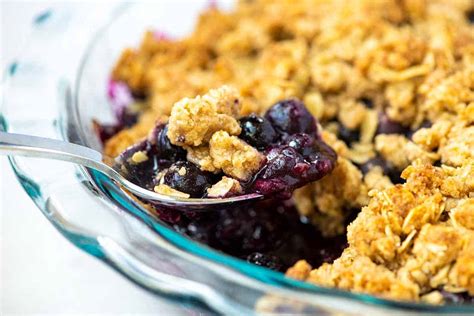 Ridiculously Simple Blueberry Crumble - Tasty Made Simple