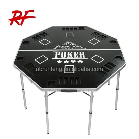 Folding Poker Table /round Folding Octagon Poker Table 8 Person - Buy Folding Poker Table ...