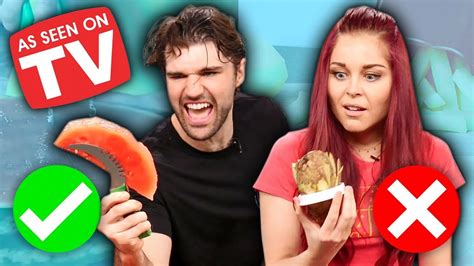 6 WEIRD “As Seen on TV” Kitchen Gadgets Tested! (What the Flavor) - YouTube