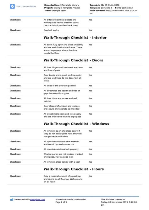 New Construction Walkthrough Checklist (Better than PDF template)