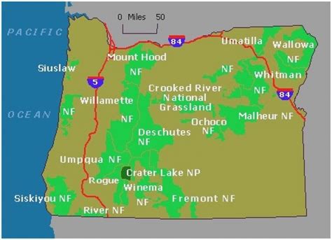 Map Of National Parks Of Oregon State - vrogue.co