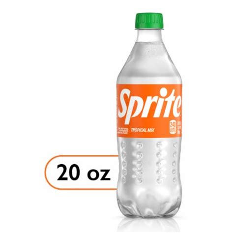 Sprite® Tropical Mix Lemon Lime and Tropical Fruit Caffeine Free Soda Bottle, 20 fl oz - Kroger