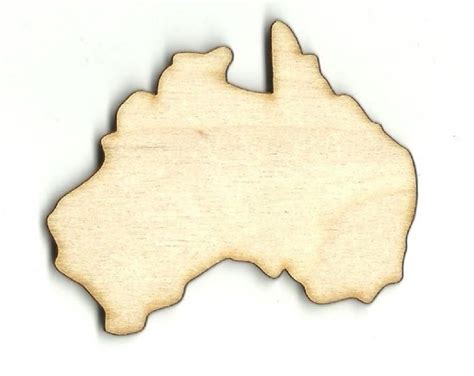 Africa Laser Cut Out Unfinished Wood Shape Craft Supply - Etsy