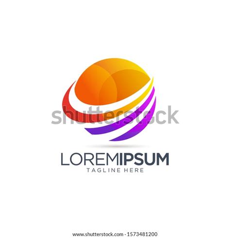 Abstract Colorful Logo Logistic Company Stock Vector (Royalty Free ...