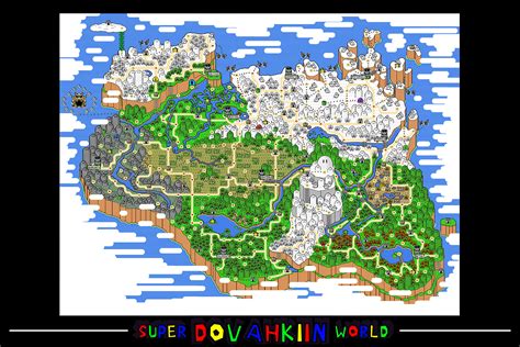 Super Mario World Map of Skyrim (x-post /r/skyrim)(credit to /u/forever ...