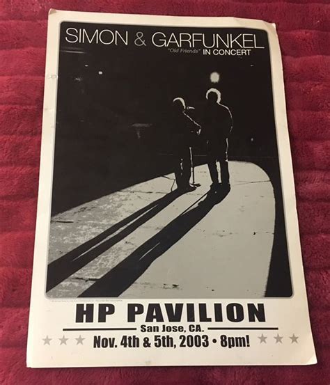 Simon & Garfunkel 2003 "Old Friends" Concert Poster for Sale in Seattle ...