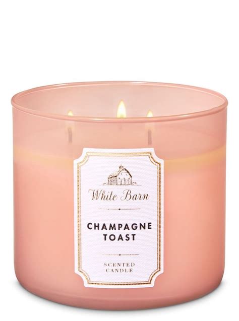 Champagne Toast 3-Wick Candle - White Barn | Bath body works candles ...