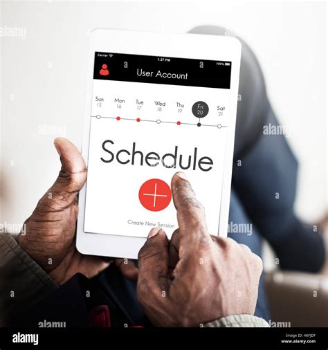 Schedule Time Management Planner Concept Stock Photo - Alamy