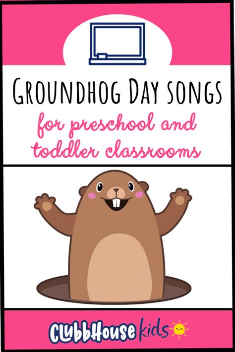 Groundhog Day Songs For Preschool and Toddler Classrooms - ClubbhouseKids