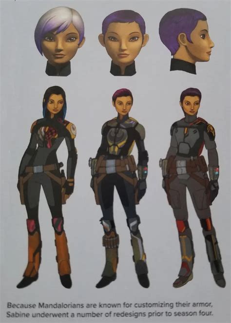 The Art of Star wars rebels Sabine wren S4 concept art : starwarsrebels ...