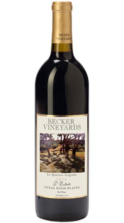 Becker Vineyards - Shop - Red Wines