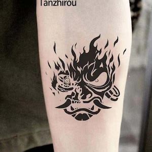 Cyberpunk Samurai Tattooing Stickers-cyberpunk 2077-cyberpunk Edgerunner-long-lasting Tattooing ...