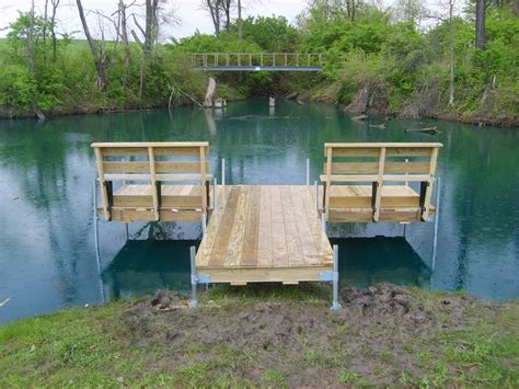 Herman Brothers Blog: The Perfect Small Pond Dock! | Small ponds, Ponds backyard, Backyard retreat