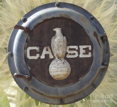 Old Case Tractor Logo Photograph by Linda Peglau - Fine Art America