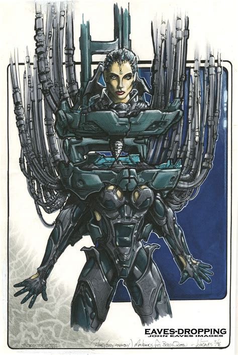 Star Trek: First Contact Borg Queen Concepts by Alex Jeager and John ...