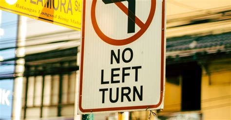 Photo of No Left Turn Signage · Free Stock Photo