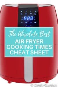 Downloadable Air Fryer Cheat Sheet