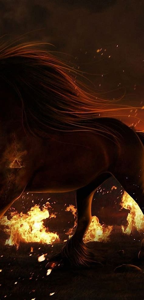 Fire Horse, Flaming Horse HD phone wallpaper | Pxfuel