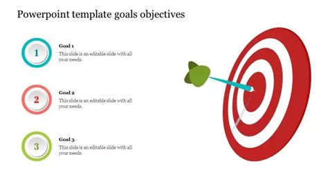 PowerPoint Template Goals Objectives Slide | Powerpoint templates, Goals and objectives, Powerpoint