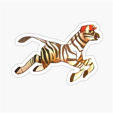 "zebra gamer " Sticker for Sale by ONLyFANs1 | Redbubble