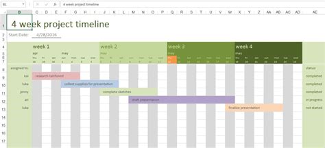 Timeline Spreadsheet Template — db-excel.com