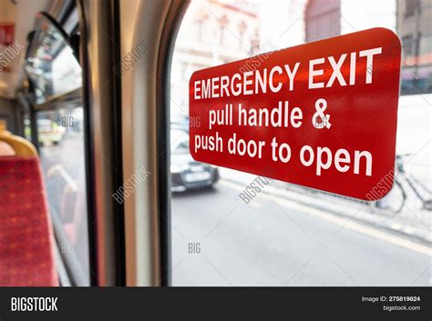 Red Emergency Exit Image & Photo (Free Trial) | Bigstock