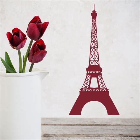 Eiffel Tower Wall Stickers Paris Landmark Wall Art