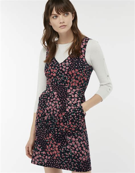 Monsoon Patrice Floral Cotton Cord Dress [MOGEY82-3159] - £29.08 ...