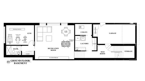 Basement Floor Plan - An Interior Design Perspective on Building a New House in Toronto – Monica ...