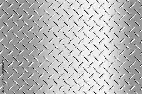 Metal flooring seamless pattern. Steel diamond plate Stock Vector ...