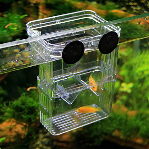 Multifunctional Acrylic Aquarium Incubator Box Fish Breeding Isolation Hatching Box Fish Tank ...