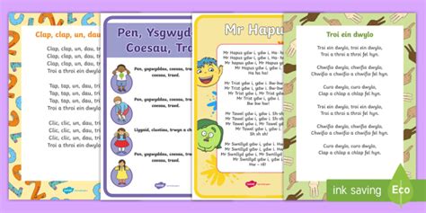 Fun & Printable Welsh Children's Songs - Learning Resources