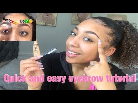 Easy eyebrow tutorial for beginners | eyebrow pencil tutorial - YouTube