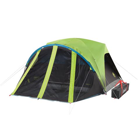 Coleman® 4-Person Carlsbad™ Dark Room™ Dome Camping Tent with Screen ...