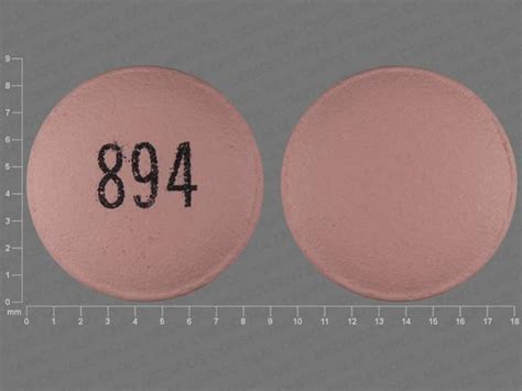 894 Pill Pink Round 9mm - Pill Identifier