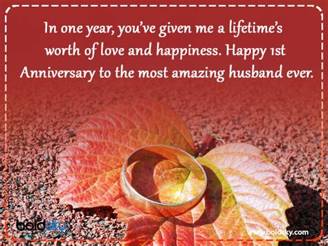 First Wedding Anniversary Quotes, Wishes, Messages And Images To Share ...