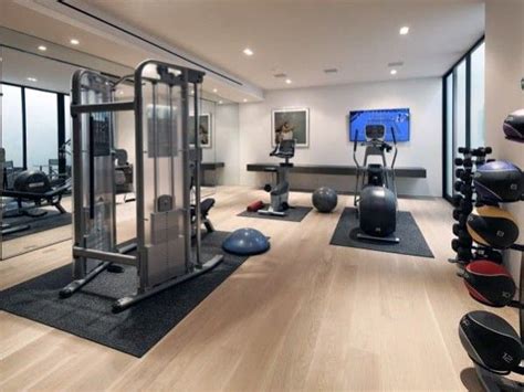 Top 40 Best Home Gym Floor Ideas - Fitness Room Flooring Designs