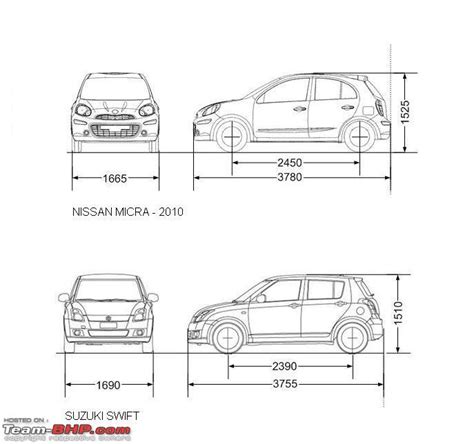 Nissan micra size dimensions