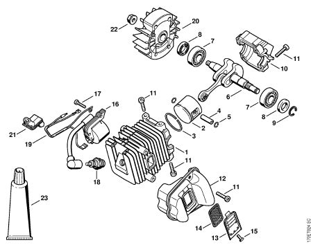 Stihl Ms 310 Chainsaw Parts Diagram Sketch Coloring Page